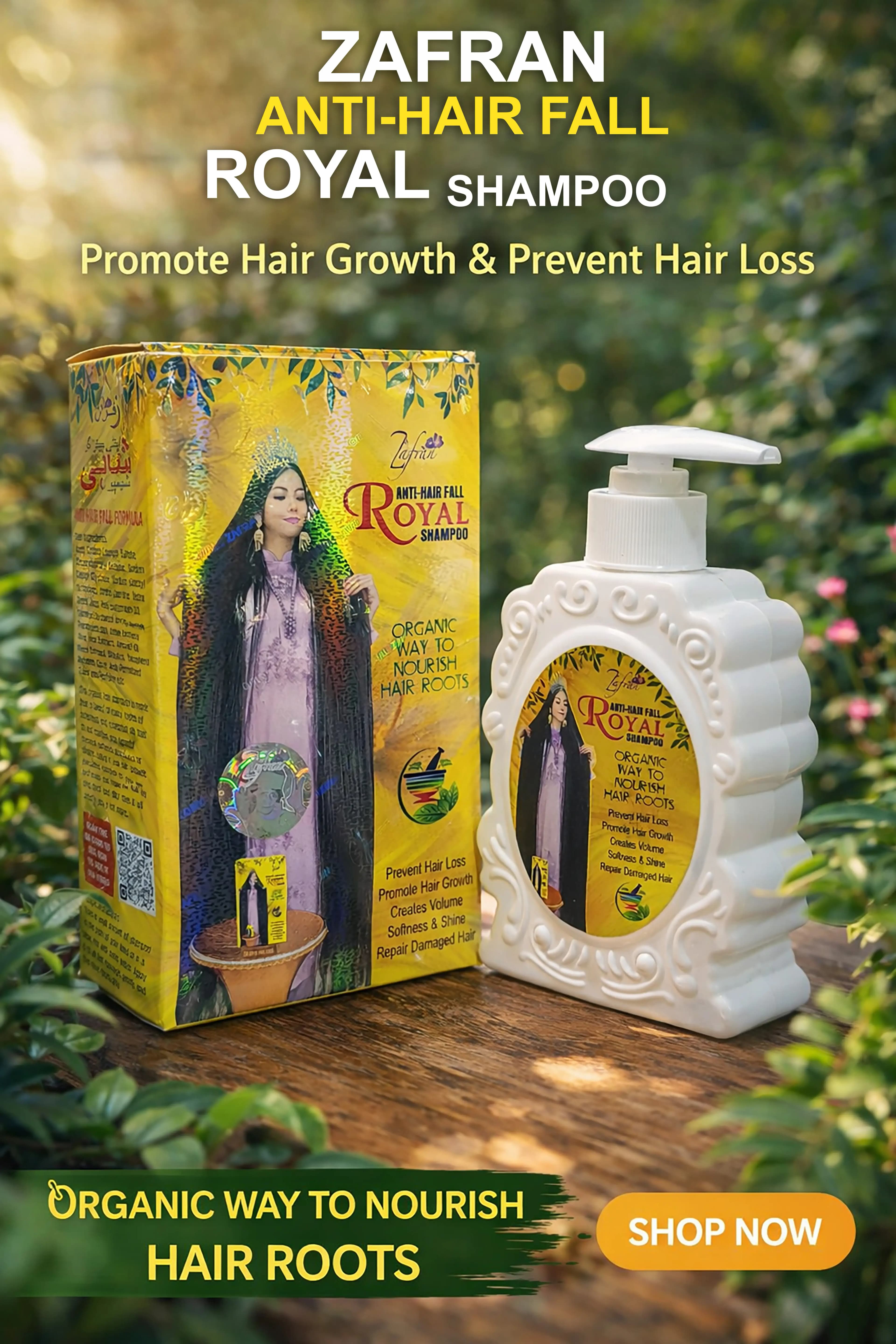 Zafran Anti Hair Fall Royal Shampoo