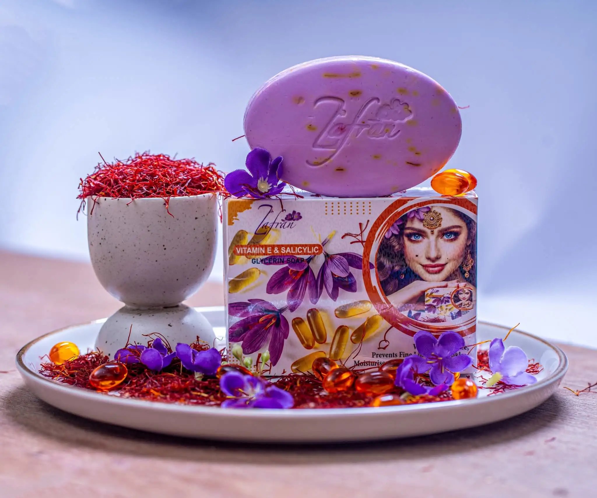 Zafran Vitamin E & Salicylic Soap
